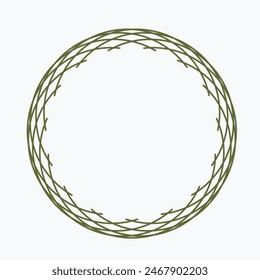 Pattern element on a white background. The vector image can be used as a decoration for fine art.