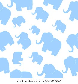 Pattern of elephant. Texture. Vector.