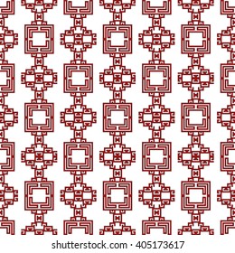 pattern for embroidery seamless. Pixel Mosaic. Red, color. Vector Image. For textile and light industry, design, printing, presentations.