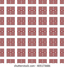 pattern for embroidery seamless. Pixel Mosaic. Red, color. Vector Image. For textile and light industry, design, printing, presentations.