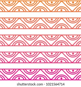 pattern ethnic abstract black and white tribal texture