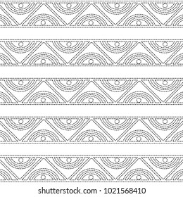 pattern ethnic abstract black and white tribal texture