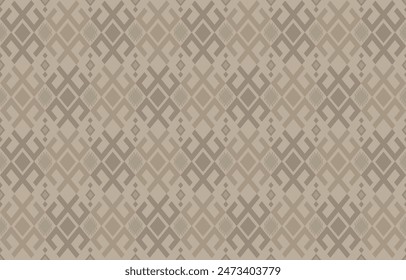 pattern in ethnic concept. There are geometric shapes in this ethnic pattern makes it looks Indian style This ethnic design is suitable for textile industry, fashion industry and also home decorating