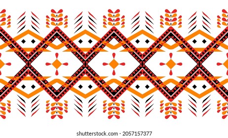 Pattern ethnic for design vector 