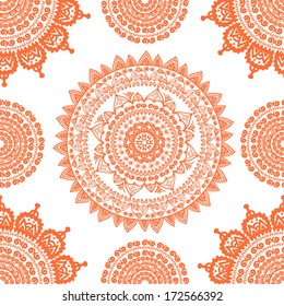 pattern in ethnic style  , geometric seamless ornaments, FLOWER geometric style, FLOWER in ethnic style,  ORNAMENT AFRICAN, INDIAN ORNAMENT, Seamless circular pattern,