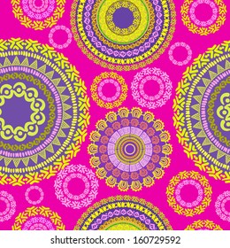 The pattern in ethnic style pattern in Indian style, African patterns, geometric ethnic style, abstract floral ornament, 