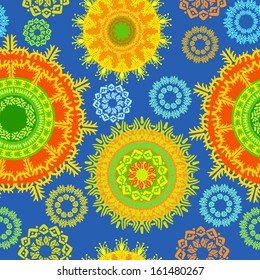 The pattern in ethnic style, pattern in Indian style, African patterns, geometric ethnic style, abstract floral ornament,  