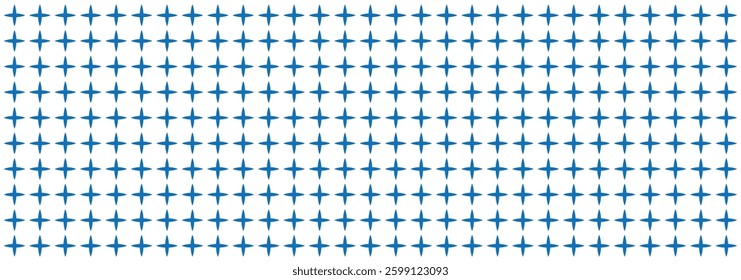 The pattern is evenly filled with small black plus symbols. Abstract geometric mosaic gradient tiles pattern. Vector illustration on white background. Seamless pattern with crosses. Vector illustrator