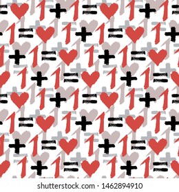 Pattern Expression One Plus One Equal To Love