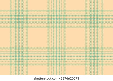 Pattern fabric check of textile vector tartan with a seamless texture background plaid in navajo white and light colors.