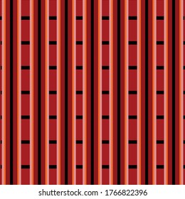 PATTERN FABRIC DARK RED BLACK AND FADED ORANGE 