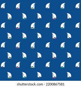 Pattern fabric navy with colors and navy background. spring summer style.
