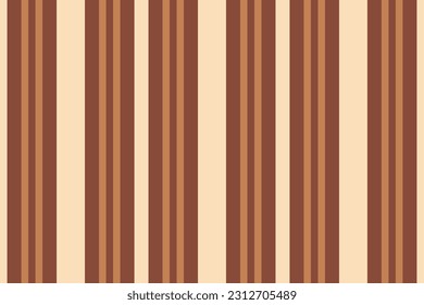 Pattern fabric vertical of stripe textile texture with a vector background lines seamless in red and orange colors.
