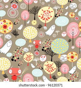 pattern of the fairy forest