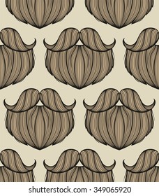 pattern of fashion man beards