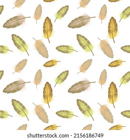 Pattern feather bird folk natural