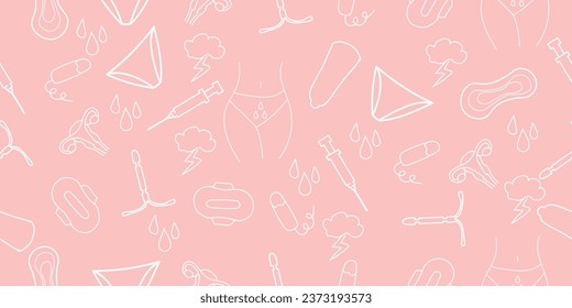 Pattern with female body, contraceptive methods and means of fem