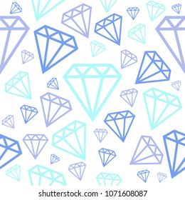 Pattern of figures of diamonds. Graphic arts