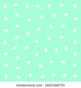 a pattern of fish on a blue background