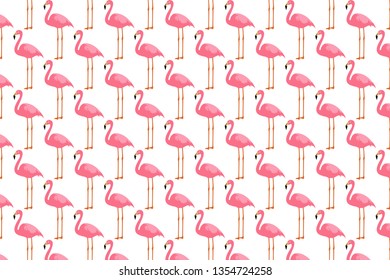pattern flamingo vector