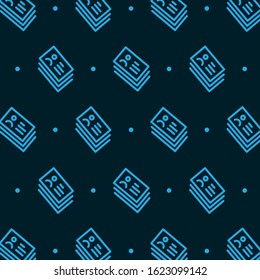 a pattern of flat icont with dark background