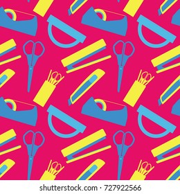pattern flat stationery  vector

