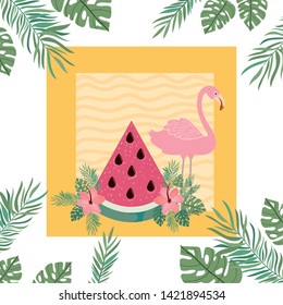 pattern of flemish with summer flowers