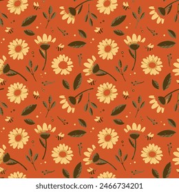 Pattern Floral Blossom Nature Flower Illustration Vector