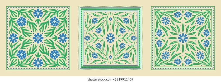 pattern floral drawing leaf