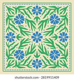 pattern floral drawing leaf