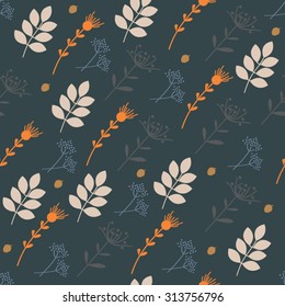 pattern with floral elements