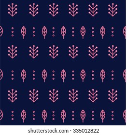 pattern with floral elements
