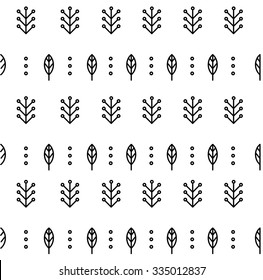 pattern with floral elements