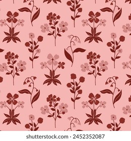 pattern floral flower design fabric spring illustration