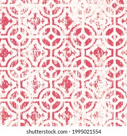 Pattern with floral and geometric elements. Intersecting curved and straight bold stripes forming abstract floral ornament. Vector background for design. Seamless Decorative lattice for louver.