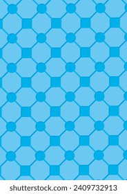 Pattern with floral and geometric elements. Intersecting curved and straight bold stripes forming abstract floral ornament Vector background for design.