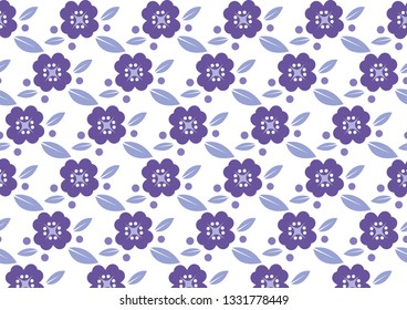 Pattern Floral Ilustration 