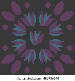 Pattern of  floral motif.