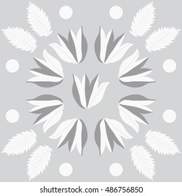 Pattern of  floral motif.