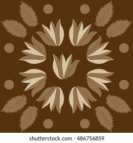 Pattern of  floral motif.