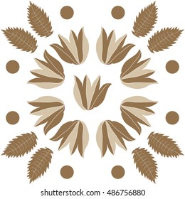 Pattern of  floral motif.