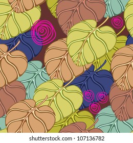 pattern with floral motives
