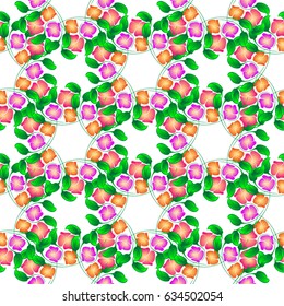 Pattern of the floral ornate