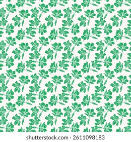 Pattern Floral Seamless Agriculture basil nature botanical garden herbal leaf