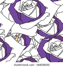 pattern floral seamless, EPS 10