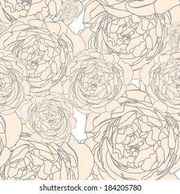 pattern floral seamless, EPS 10