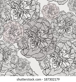 pattern floral seamless, EPS 10