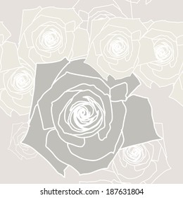 pattern floral seamless, EPS 10
