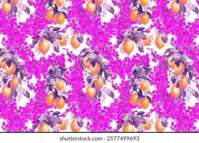 Pattern with floral seamless. Grunge textured abstract art vector