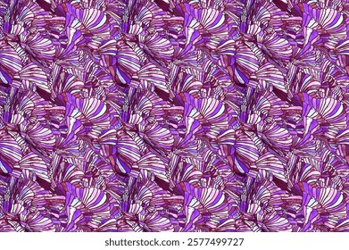 Pattern with floral seamless. Grunge textured abstract art vector